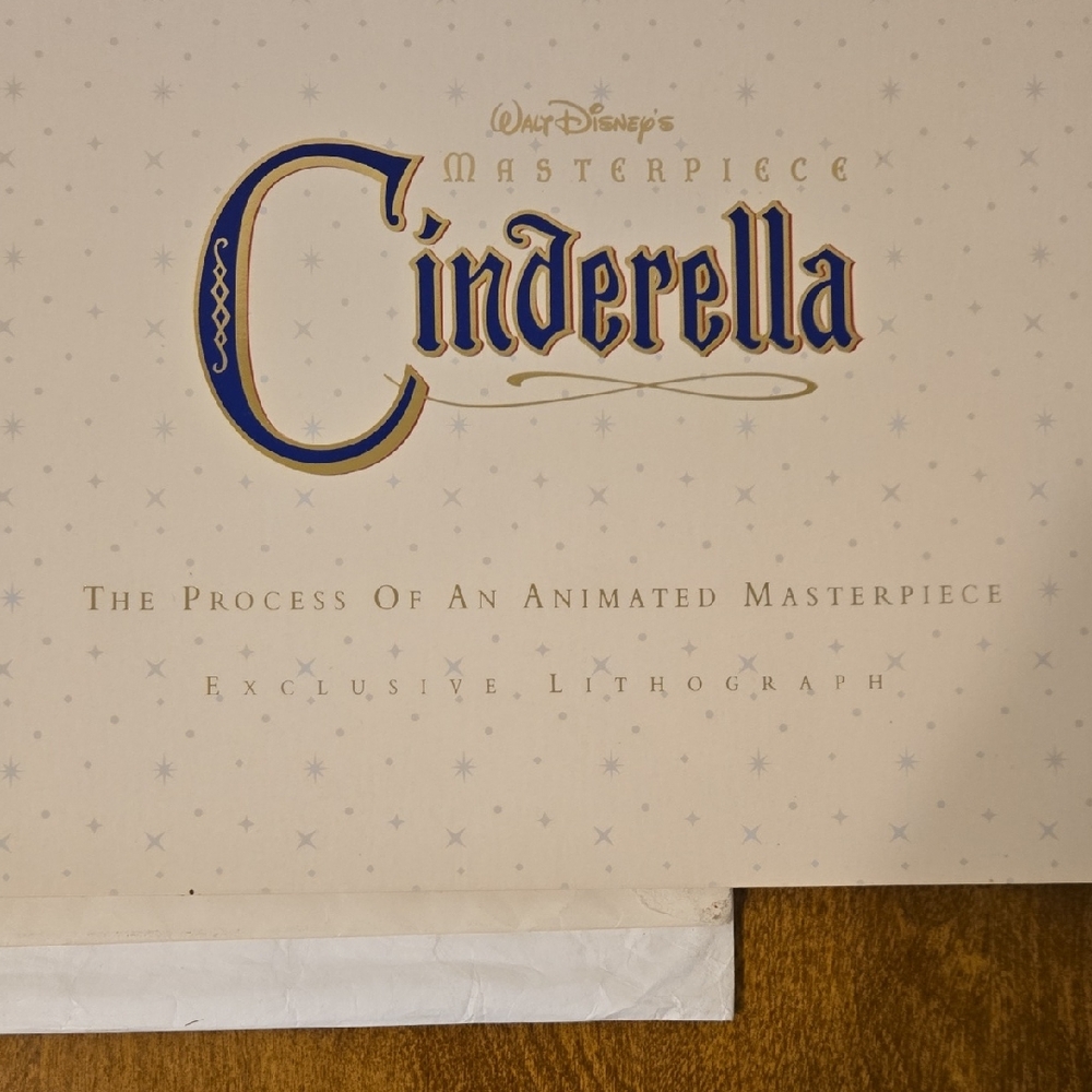 Disney Cinderella Masterpiece Lithograph